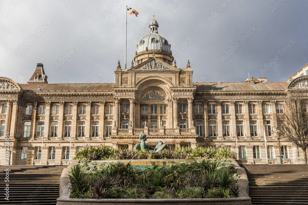Fototapeta premium Birmingham Council house in the United Kingdom