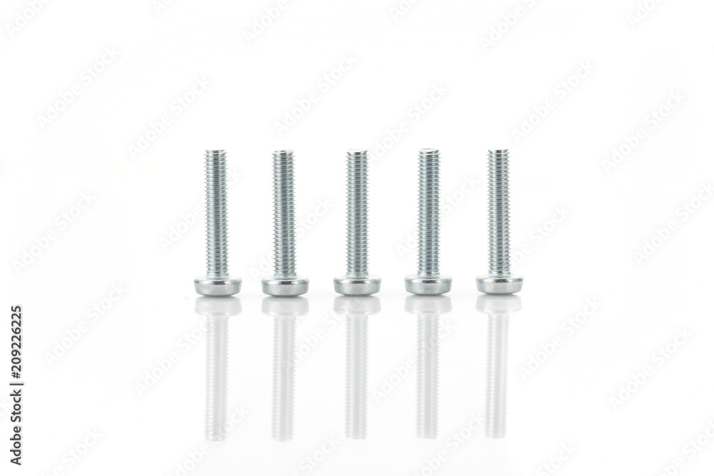 Screw isolated on white backgroud, bolts Screw isolated on white backgroud, bolts
