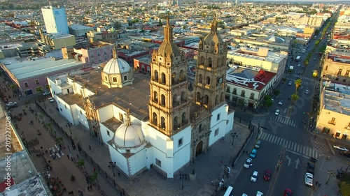 Durango Mexico Catedral Aerial Drone Footage photo