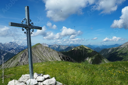 Gipfeltout Fleischbank, Karwendelgebirge, Eng Austria photo