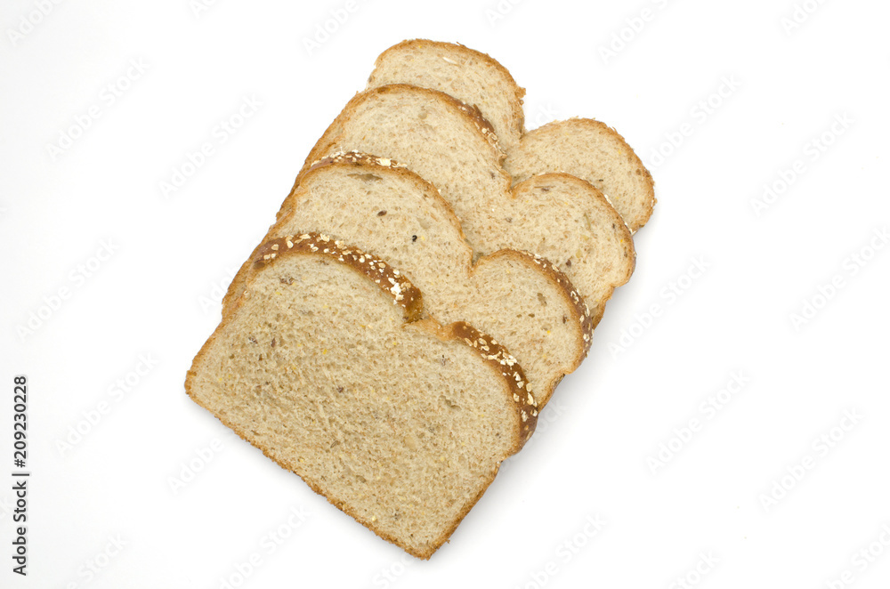 Rebanadas de pan integral