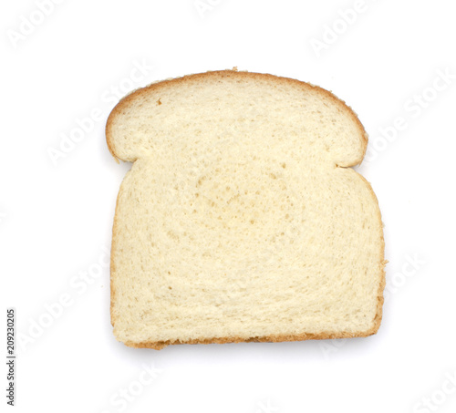 rebanada de pan blanco
