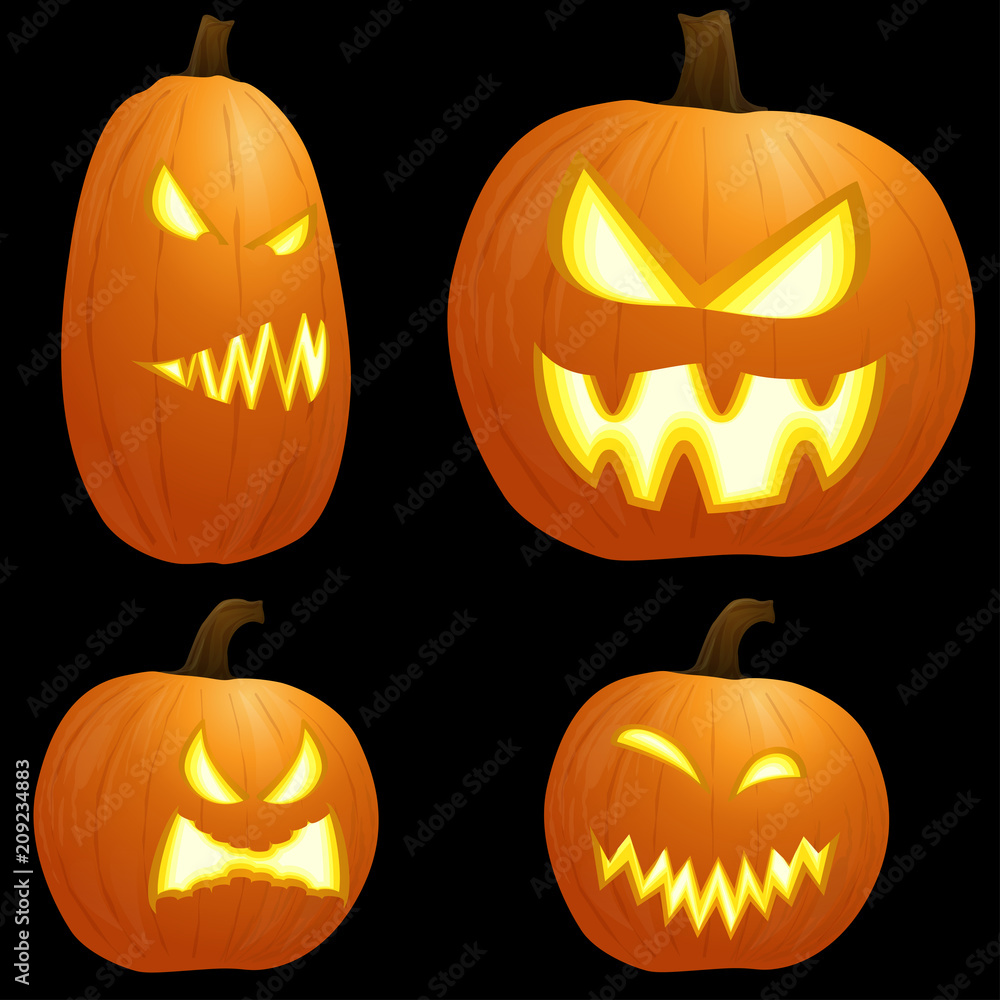 different Halloween pumkpins different Halloween pumkpins