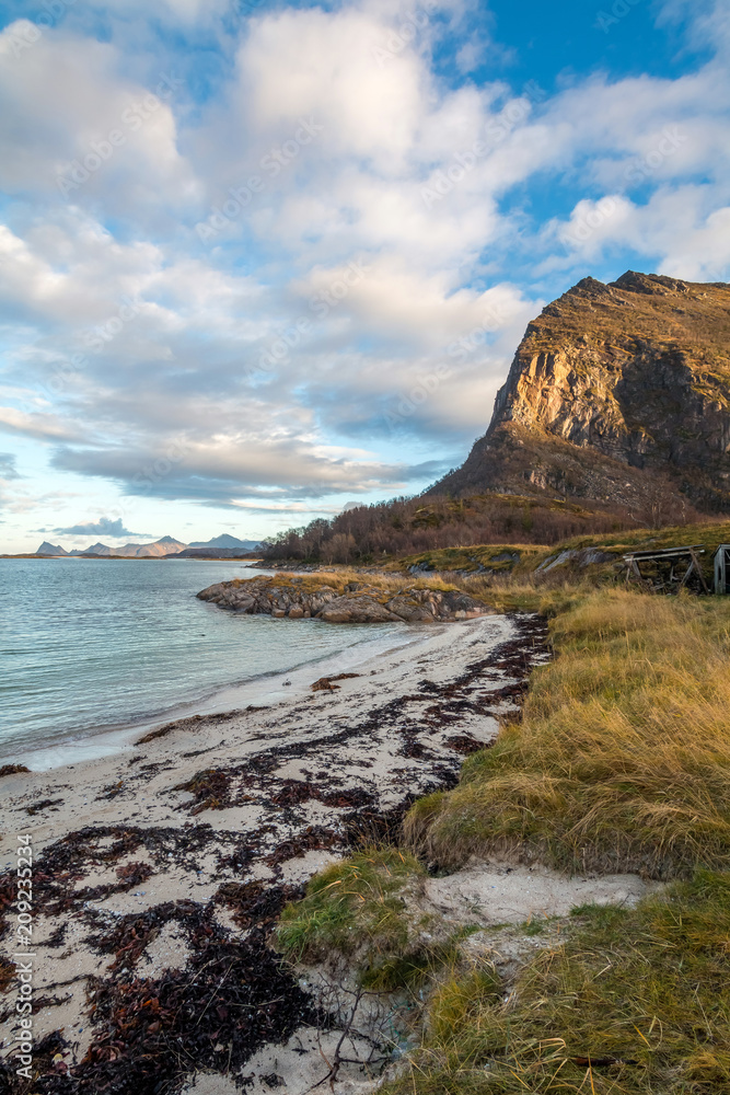 Norwegian coast in Trondelag. Norway