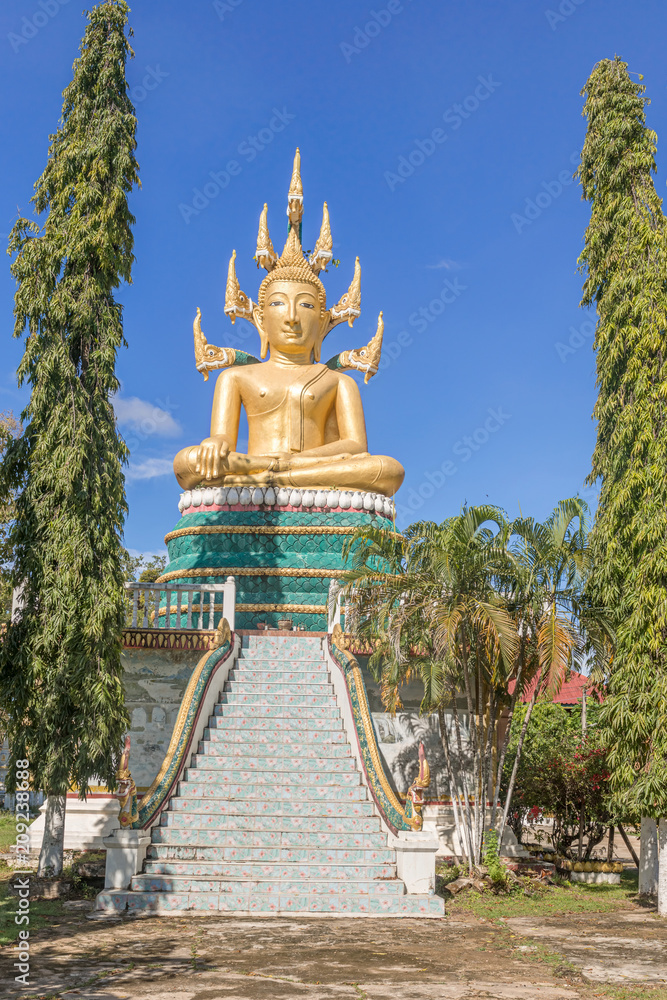 Buddhist temple Wat Phouang Keo in Muang Khong, Laos.