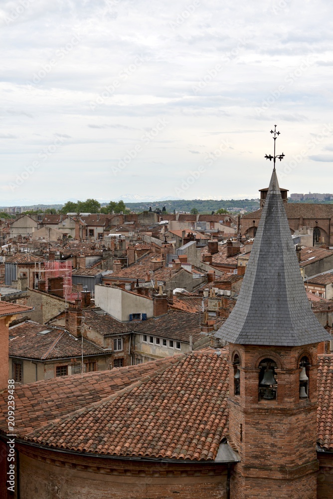 Obraz premium toulouseトゥールーズの街並み