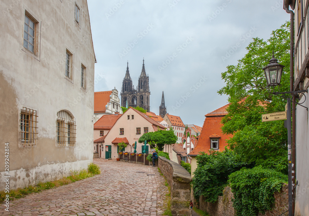 District of the city Meissen in Saxony Germany