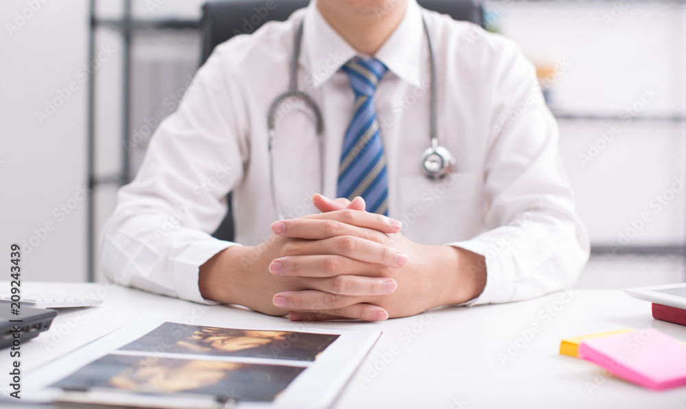 Doctor and stethoscope Doctor and stethoscope