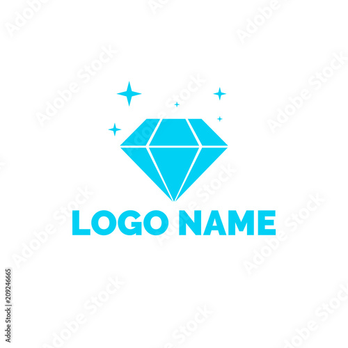 Logo Diamond. Logo for jewelry stores and workshops