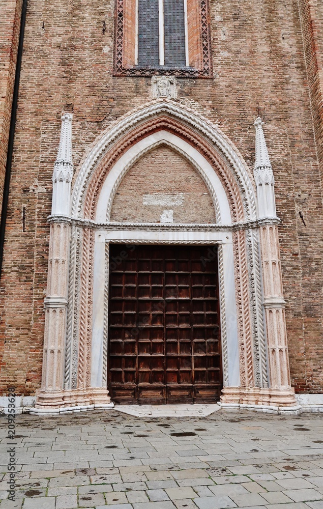 Portal, Frarikirche, Venedig 