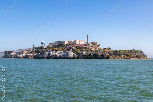 A view of the Island of Alcatraz, in San Francisco Bay