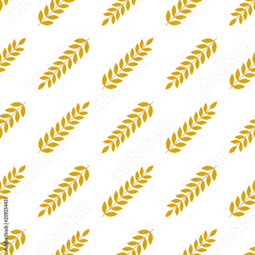 wheat seamless pattern