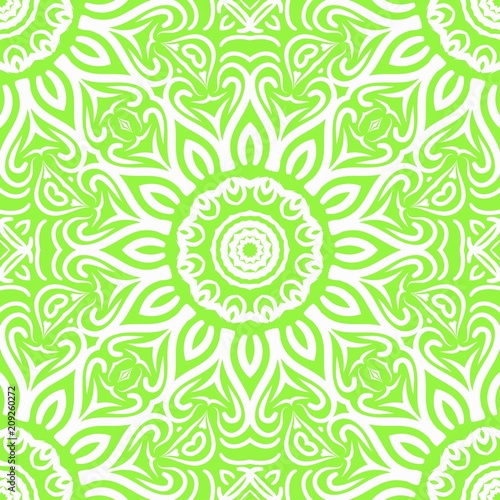 Flower mandala. Printable decorative elements. Vector illustration for design