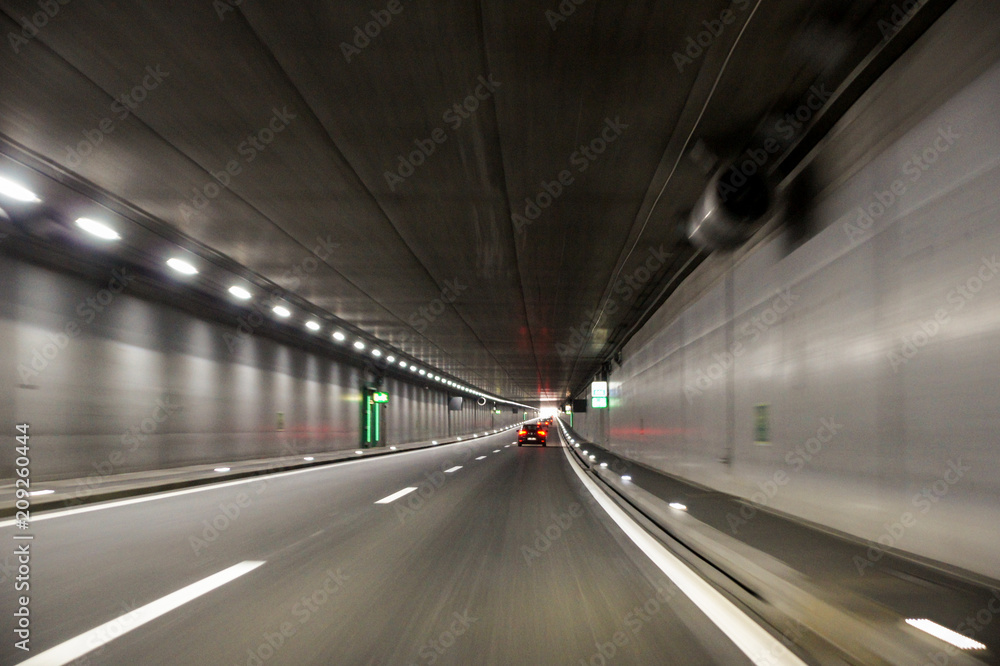 Speed in the tunnel.