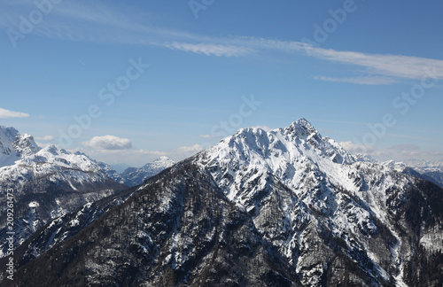 panoramic view of mountains in winter © ChiccoDodiFC
