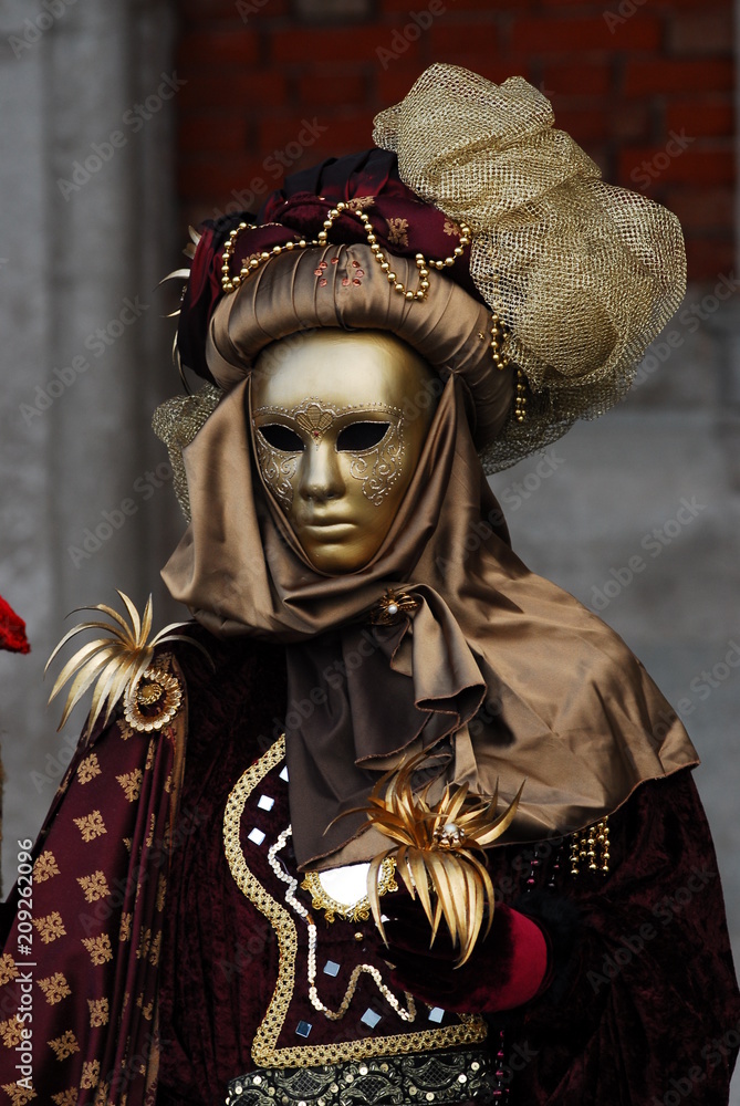 Venezia carnival art artist dress suit beauty mask face mistery sorrow