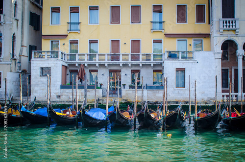 venetian houses on canal