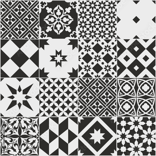 Seamless pattern. Vintage decorative elements.