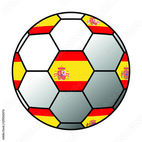 Ball Spanien Flagge 