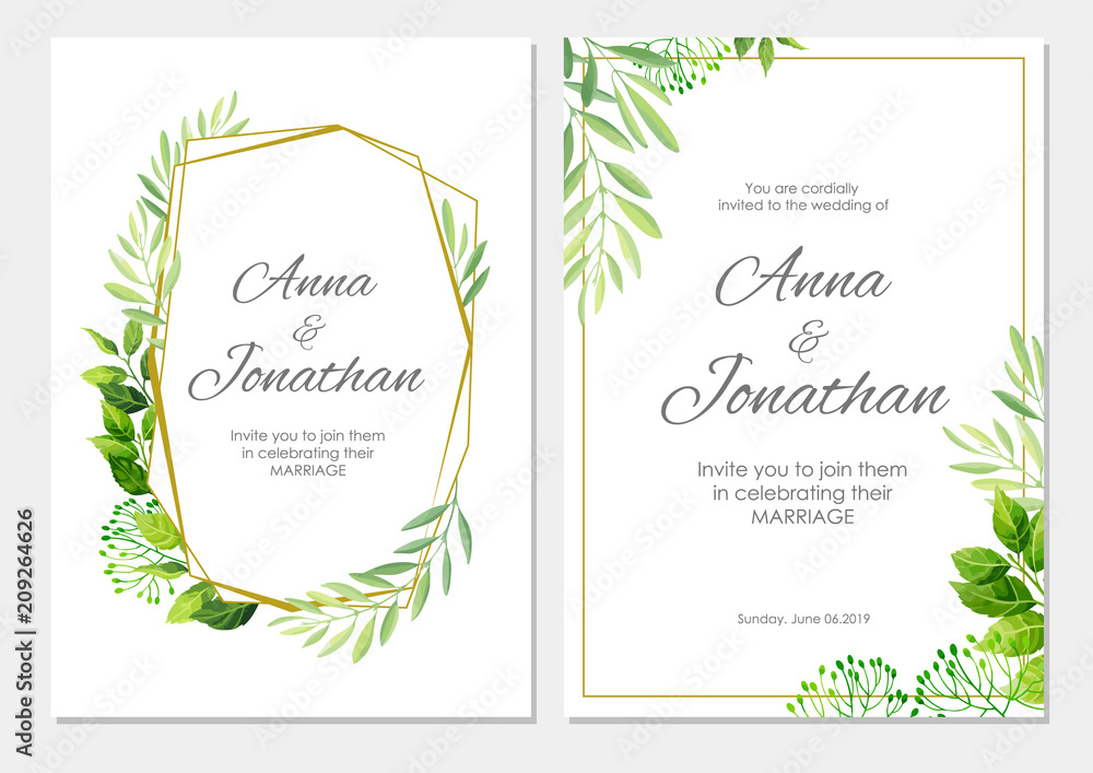 modern invitation border