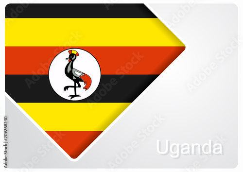 Free Download Ugandan flag design background. Vector illustration. - GFXLoad