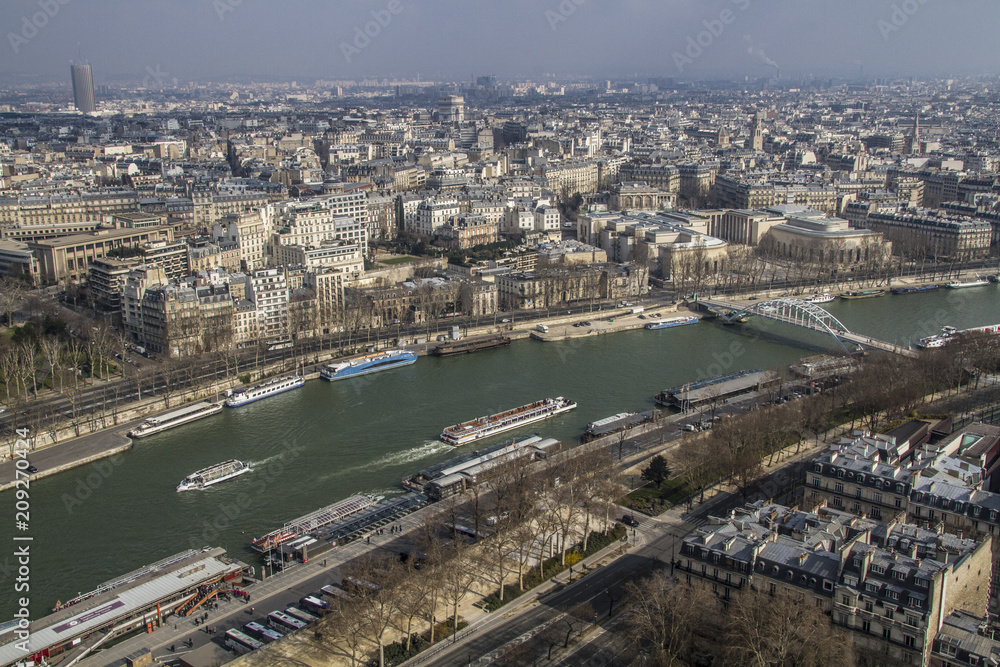 Paris vista da Torre eiffel