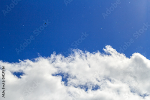 Blue sky with cloudy as a background wallpaper