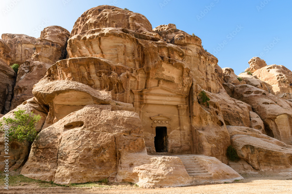 Giordania, rovine di piccola Petra, Siq al Barid