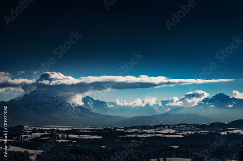 Wolkengebilde über den allgäuer Bergen © J.A.K.