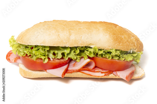 sandwich with paio sausage photo