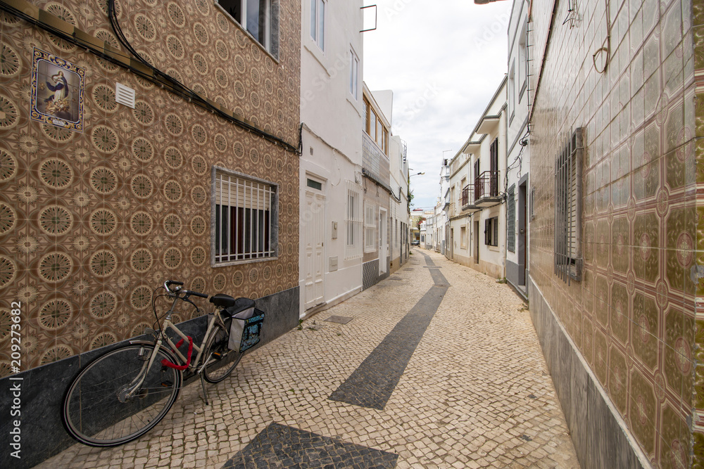 typical buildings of the portuguese cities