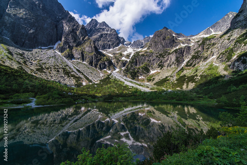 Dolina Kežmarskej Bielej vody, Kezmarska Valley, View on Lomnica photo