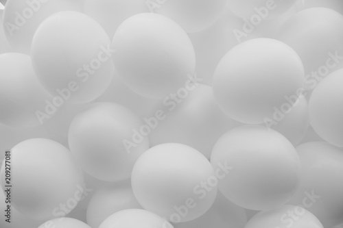 White baloons background - abstract image