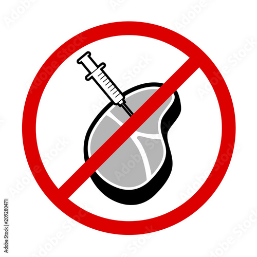 Prohibited meat with genetic manipulation