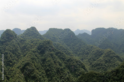  Mountain scenery in hunan  China