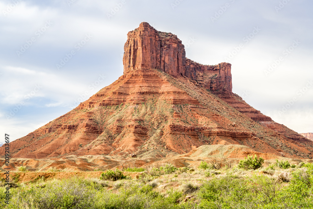 sandstone butte in Utah