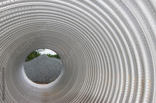 Photos Steel on construction site in North America