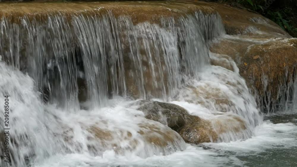 beautiful erawan waterfall waterfall at Kanchanaburi province, Thailand. beautiful erawan waterfall waterfall at Kanchanaburi province, Thailand.