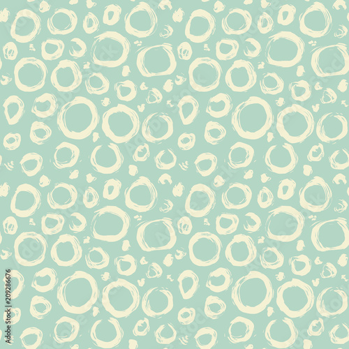 Abstract geometric seamless hand drawn pattern. Modern grunge texture. Light color brush painted background.