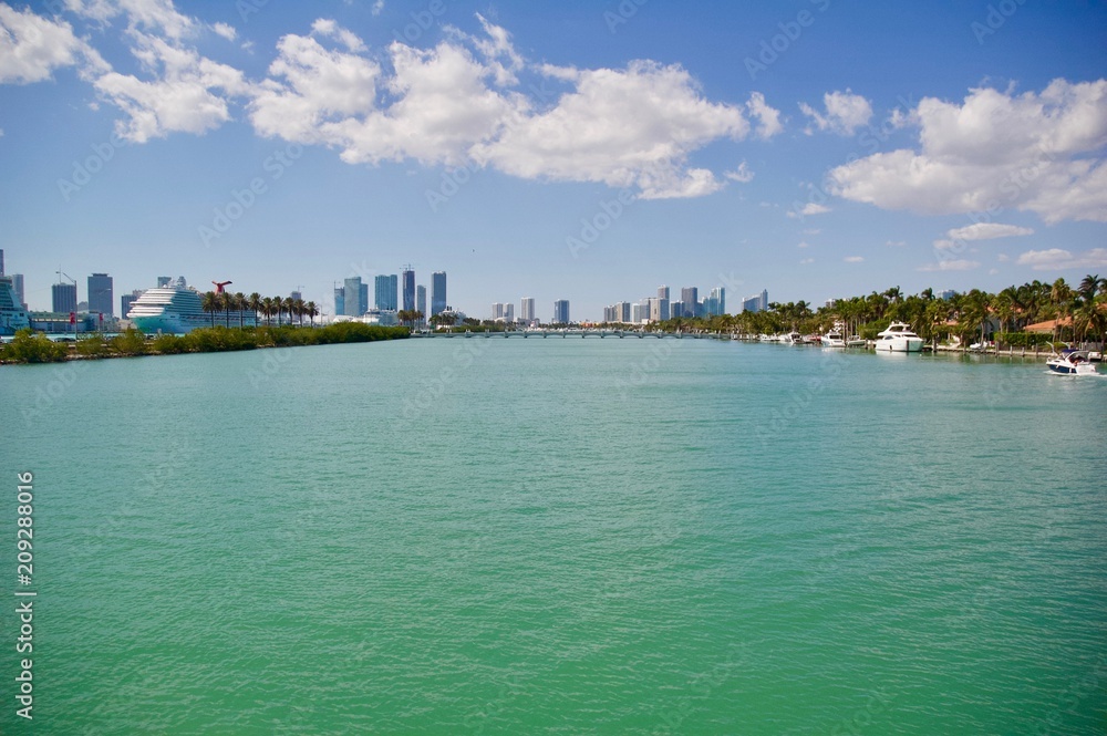 Miami Skyline Ocean Views