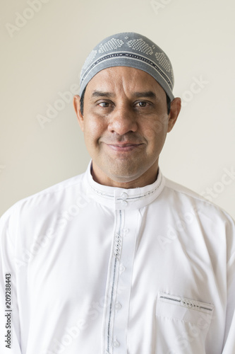 Portrait of a Muslim man photo