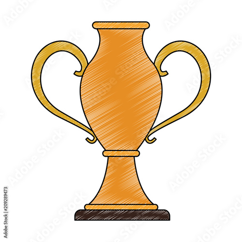 Trophy cup isolated vector illustration graphic design © Jemastock