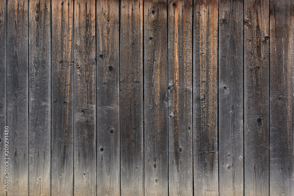 old wall of boards