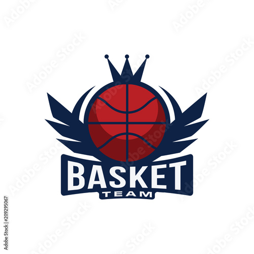 Basketball Crown Sport Club Symbol