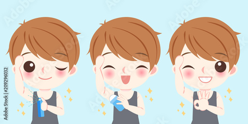 businessman with body odor problem