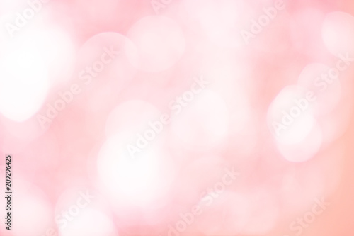 Abstract Blurred pink and orange boken background