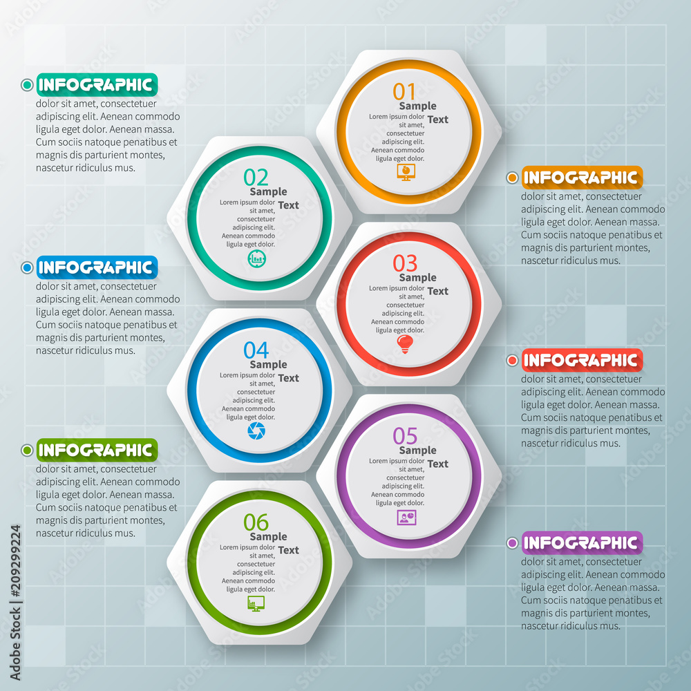 Abstract 3D Paper Infographics Abstract 3D Paper Infographics