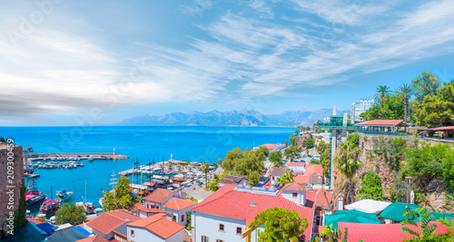 Fototapeta Naklejka Na Ścianę i Meble -  Old town (Kaleici) in Antalya, Turkey