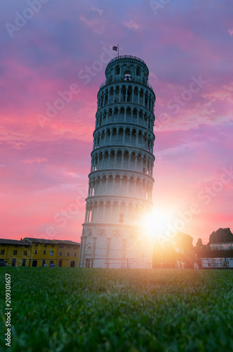 Fototapeta The leaning tower of Pisa - Pisa, Italy