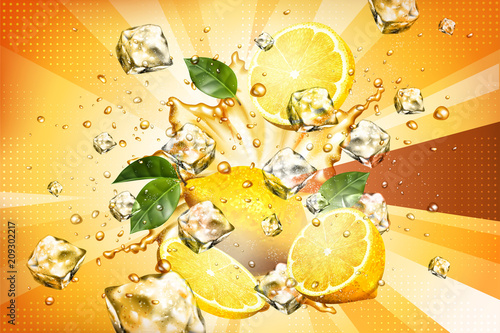 Dynamic splashing juice